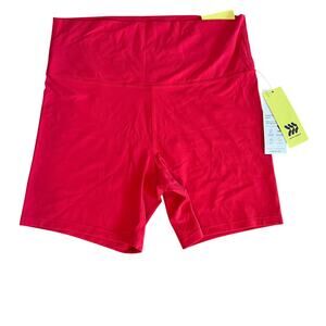 All in Motion Women's Red Everyday Soft High Rise Bike Shorts - Size XL - NWT